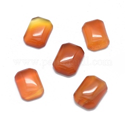 Natural Carnelian Cabochons, Rectangle, 14x10x4mm