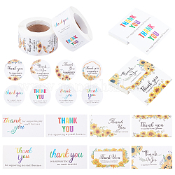 Globleland Thank You for Supporting My Business Card, for Decorations, Rectangle, Mixed Color, 90x50x0.4mm, 80pcs/set