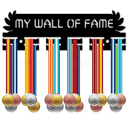 Word My Wall of Fame Medaillenhalter aus Acryl, Medaillen Display Kleiderbügel Rack, mit Abstandsstiften, Medaillenhalter Rahmen, Wort, 94x290x10 mm, Bohrung: 8 mm