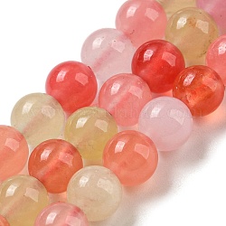 Fili di perle di agata yanyuan imitazione agata naturale, tinti e riscaldato, tondo, 6mm, Foro: 1 mm, circa 62pcs/filo, 15.20'' (38.6 cm)