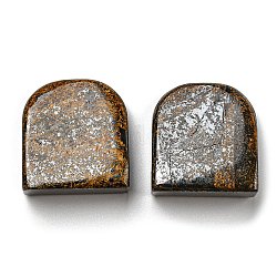 Pendentifs bronzite naturelles, breloques carrés, 24~24.5x22~22.5x8~9mm, Trou: 1.5mm