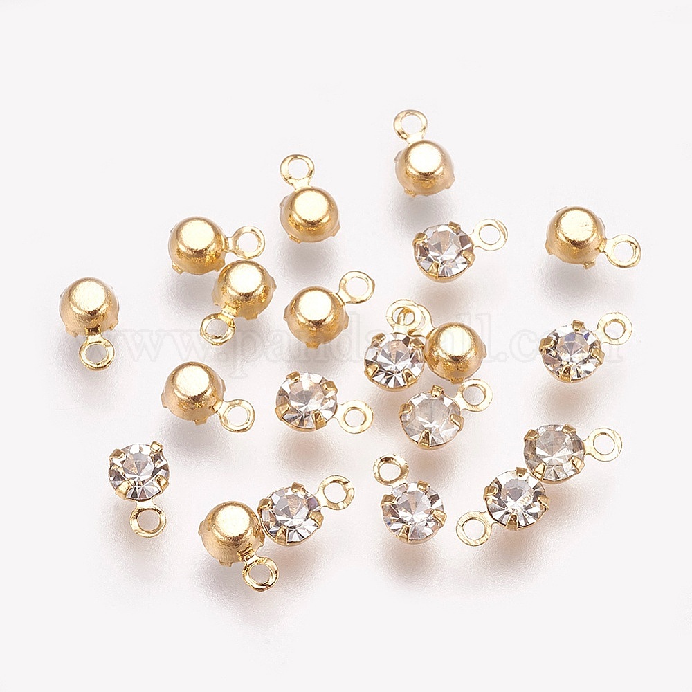 Wholesale Brass Rhinestone Charms