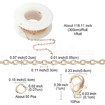 DIY Chain Bracelet Necklace Making Kit 