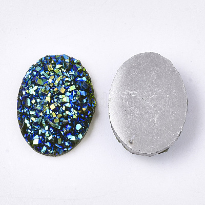 Galvaniser des cabochons en résine druzy&nbsp;CRES-T012-08H-1