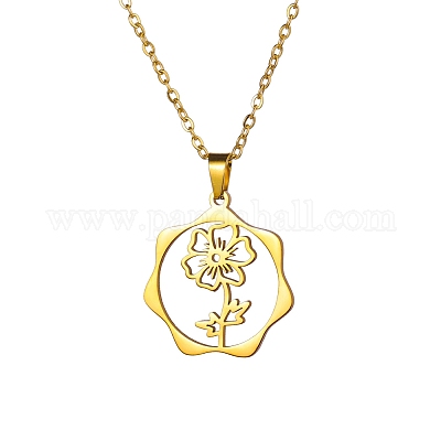 Collana con ciondolo in acciaio inossidabile 304&nbsp;PW-WG26640-05-1