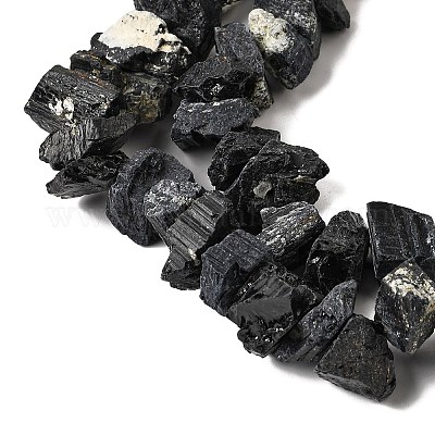 Натуральный черный турмалин бисер нитей&nbsp;G-I283-F12-1