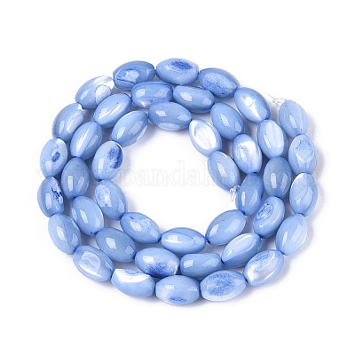 Нити бусин из натуральной ракушки трохус&nbsp;SHEL-K006-19-01A-1