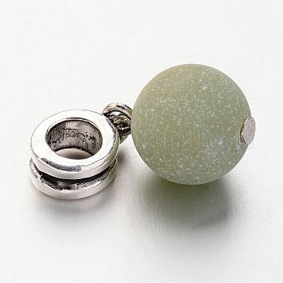 Европейские подвески с натуральными драгоценными камнями PALLOY-JF00226-1