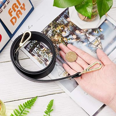 Cinghia Per Borsa Larga - Ricambio Regolabile, Hardware Oro/Nero, 3.8 Cm - Foto 7