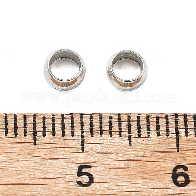 Зажимные бусины из латуни&nbsp;KK-S509-01P-03-1