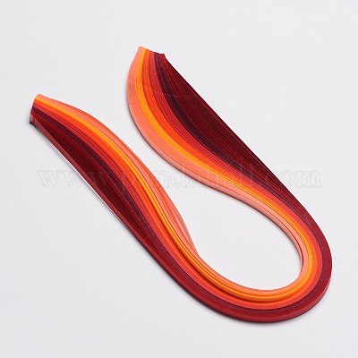 6 цвета рюш бумаги полоски DIY-J001-5mm-A01-1