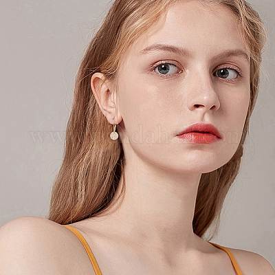 Латунь Leverback серьги&nbsp;EJEW-HS00001-1