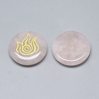 Natürlichen Rosenquarz Cabochon&nbsp;G-T122-37D-1