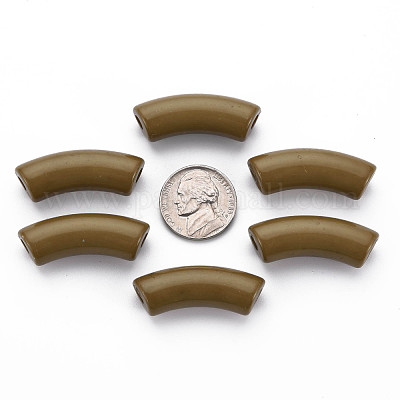 Непрозрачные акриловые бусины MACR-S372-001B-18-0937-1