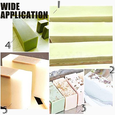 Wholesale AHANDMAKER Loaf Soap Mold + Silicone Wooden Box +