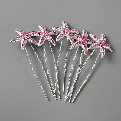 Свадебные свадебные вилки для волос&nbsp;OHAR-WH0021-13D-S-1