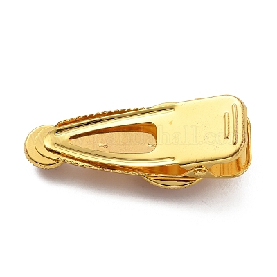 Заколки крокодил из натурального розового кварца G-B042-03G-10-1