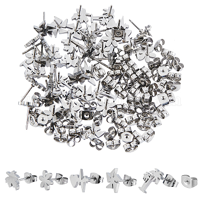 UNICRAFTALE about 50pcs Leverback Earrings 304 Stainless Steel