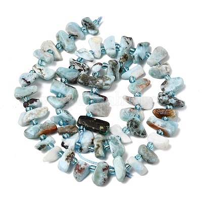 Природные ларимар бисер нитей&nbsp;G-L649-A07-01-1