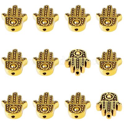 Сплавочные овальные бусины тибетского стиля &nbsp;TIBEB-PH0004-57-1