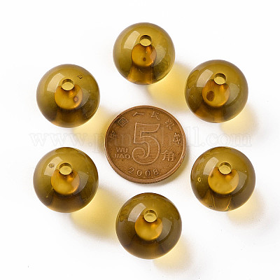 Прозрачные акриловые бусины&nbsp;X-MACR-S370-A16mm-737-1