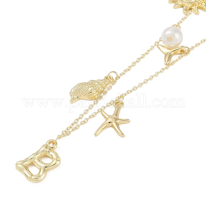 Wholesale Collana a Sciarpa Retrò Donna Placcata Oro 18K Acciaio Inossidabile Ciondolo a Cuore Martellato Tessuto Stampato Verde Nastro di Seta Gioielli - Everful