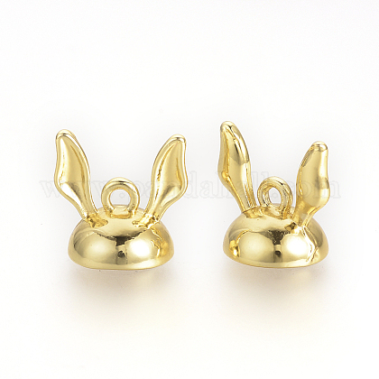 Legierung Bunny Bead Cap Bail im tibetischen Stil TIBE-S308-44G-1