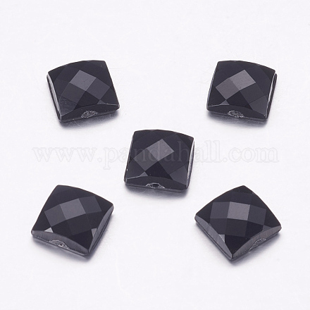 Cabochons de acrílico del Diamante de imitación de Taiwán ACRT-P001-10mm-01-1