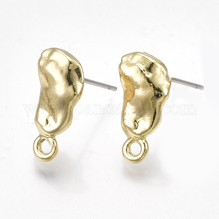 Accessoires de clous d'oreilles en alliage PALLOY-T065-34-1