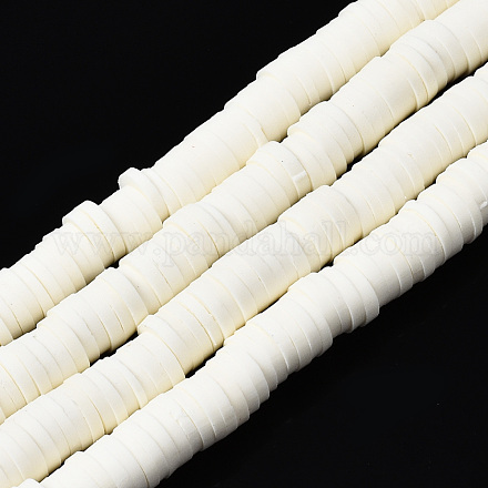 Chapelets de perle en pâte polymère manuel CLAY-R089-6mm-133-1