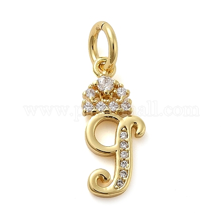 Латунные микро проложить кубического циркония подвески KK-M273-01G-G-1