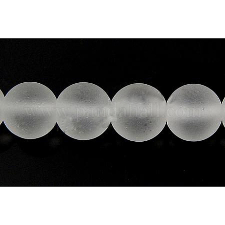 Perline di cristallo di quarzo fili G497-10mm-1