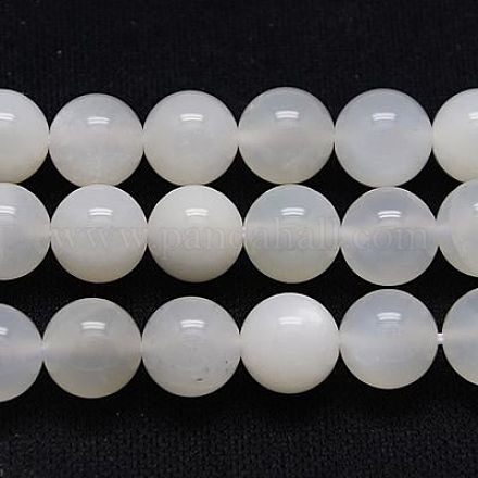 Chapelets de perles en pierre de lune naturelle G-G448-8mm-30-1