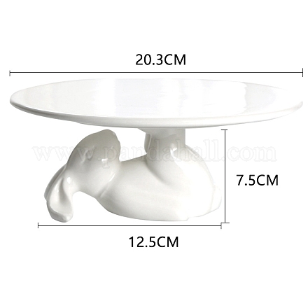Oster-Keramik-Hase-Serviertabletts für Kuchen PW-WG70266-01-1