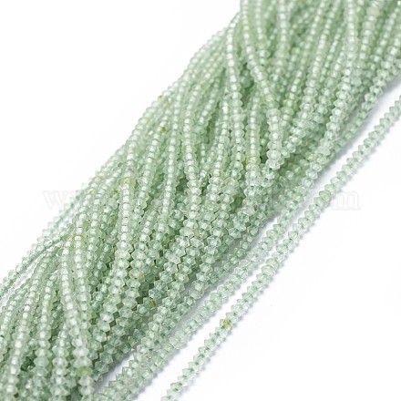 Chapelets de perles en préhnite naturelle G-I249-D06-01-1