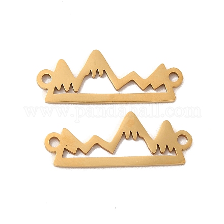201 Stainless Steel Connector Charms STAS-K251-076G-1