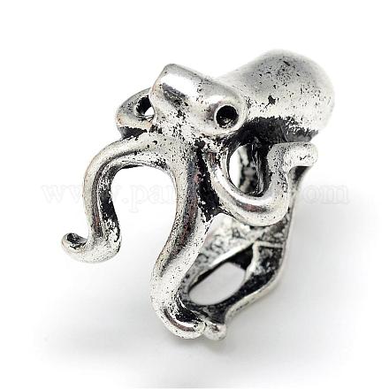 Adjustable Alloy Cuff Finger Rings RJEW-S038-087-1