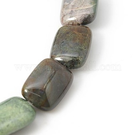 Natural India Agate Beads Strands G-G298-12x16mm-04-1