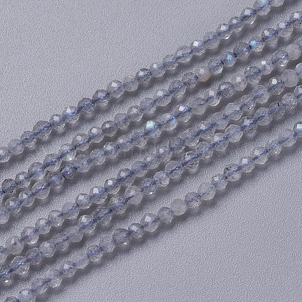 Chapelets de perles en labradorite naturelle  G-F596-43-3mm-1