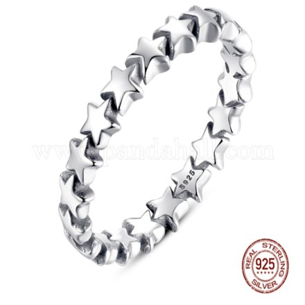 925 стерлингов серебряные кольца RJEW-BB35051-AS-7-1