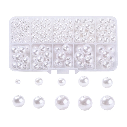 443 pz 5 dimensioni abs perle di plastica imitazione perle KY-YW0001-10-1