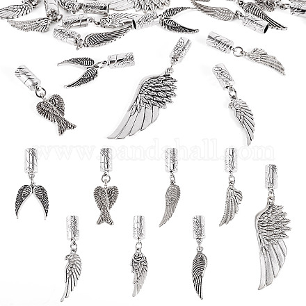 16 шт. 8-х стильный наконечник для шнура из сплава PALLOY-PJ00001-1