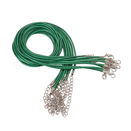 Вощеный шнур ожерелье материалы X-NCOR-T001-46-1