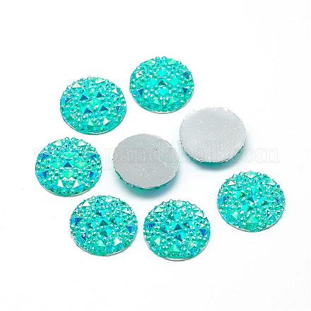 Resin Cabochons CRES-Q192-10mm-08AB-1