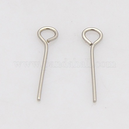 201 Stainless Steel Eye Pin STAS-N017-01-0.6x30mm-1