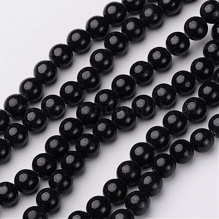 Mashan naturale fili di perle di giada G-K151-10mm-25-1