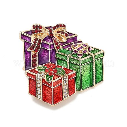 Рождественские эмалевые булавки&nbsp;LS-JEWB-I049-02KCG-03-1