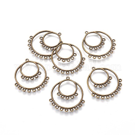 Tibetan Style Alloy Chandelier Components Links TIBE-Q064-11AB-NR-1