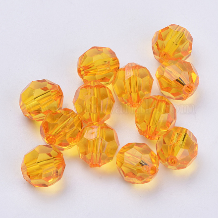 Perles en acrylique transparente TACR-Q257-6mm-V24-1