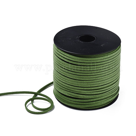 Cordón de gamuza sintética ecológico LW-R007-3.0mm-1037-1